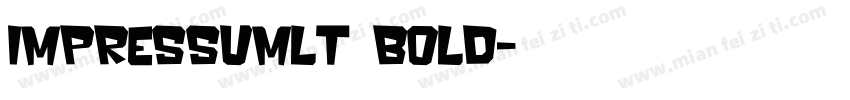 ImpressumLT Bold字体转换